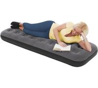matelas pneumatique 1 personne 191 x 73 x 22 cm noir/gris