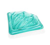 Matelas pneumatique Bestway® île de bain diamant turquoise flottant 193 x...