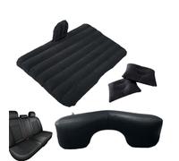 Matelas pneumatique pour voiture | Matelas de voiture floqué des deux côtés pour SUV arrière avec 2 oreillers, matelas de camping portable pour lit de voyage pour coffre SUV et siège d'affiche