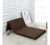 Matelas portable pliable de 8 cm d'épaisseur avec housse lavable - Matelas simple pour un couchage confortable au sol - Matelas futon rembourré en mousse pour invités
