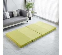 Matelas portable pour lit double, tapis de couchage antidérapant avec housse lavable, lit d'invité, matelas de canapé, matelas de voyage pliable pour camping, voiture et usage domestique.