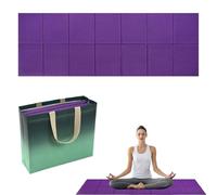 Matelas pour camping | Tapis extérieur pour yoga et sommeil - Coussin pliable avec sac de rangement pour gym à domicile, randonnée, plage et pique-nique multifonction