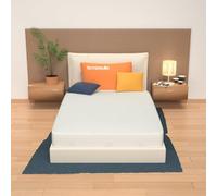 Matelas pour canapé lit, 140 x 180 cm, hauteur 14 cm, pliable en mousse, orthopédique, hypoallergénique, anti-acariens, tissu Aloe Vera, indéformable, rigidité moyenne Made in Italy - Plus