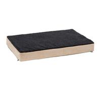 Kerbl Matelas en mousse pour chiens 80326 – 80 x 50 cm Beige et Gris