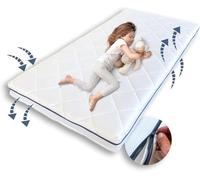 Matelas pour enfant « Aero Plus avec un non-tissé climatique », 10 cm de haut, matelas pour bébé 60 x 120 cm, 70 x 140 cm, 80 x 160 cm, 80 x 180 cm, 90 x 200 cm, matelas pour lit de bébé ou lit