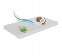 Matelas pour enfant en mousse - coco ALOE VERA 160x80x10 cm - CERTIFIÉ