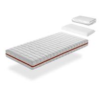 Matelas pour enfants 70x160 cm GEA VISCO Mousse à mémoire Dehoussable - SHAULA - - Blanc