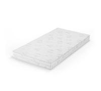 VitaliSpa Matelas pour Enfants, Blanc, 80x160cm | avec housse amovible et noyau à élasticité ponctuelle