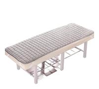 Matelas Pour Lit De Massage Matelas de beauté avec trous/sans trous Massage et physiothérapie Tuina salon fin antidérapant(Gray Thin No Hole,180cm70cm)