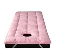 Matelas Pour Lit De Massage Matelas De Lit Salon Beauté, Coussin Épais, Antidérapant, Tapis Salle, Massage Avec Trou(Pink,80x185cm)