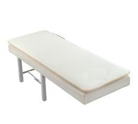 Matelas pour salon de beauté, coussin antidérapant avec trou épais en velours d'agneau en mousse à mémoire de forme, surmatelas confortable pour spa et relaxation