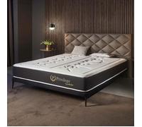 NATURALEX - Matelas Privilege 140x190 cm - 25 cm - Mousse HR + Mémoire de Forme + Blue Latex - Confort Mi-Ferme - Haute Densité - Thermorégulateur - Premium - Réversible - Soutien 7 Zones