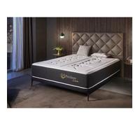 Privilege 160x200 cm - Multicouches HR - Blue Latex - Très épais 25 cm, Mousse à Mémoire de forme, 7 zones, Confortable - 2 faces été, hiver