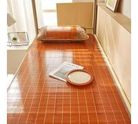 Matelas rafraîchissant en bambou naturel - 190 x 80 cm, 190 x 90 cm, 195 x 100 cm, housse en rotin respirant pour la maison, l'école et le dortoir, tapis de couchage d'été.