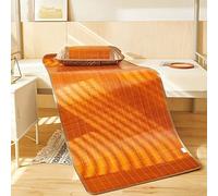 Matelas rafraîchissant en bambou - Tapis de sommeil d'été pliable, respirant et lisse, pour la maison, l'école, le dortoir, les voyages - Idéal pour le confort par temps chaud