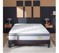 Matelas Reina 2.0 - Hybride ressorts ensachés + mémoire de forme - Équilibré - 26 cm - 140x190 cm