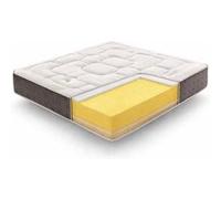 Simpur relax matelas epaisseur 25 cm royal top visco-graphene haut niveau de conductivite thermique G