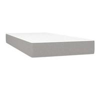 Vidaxl Matelas De Lit À Ressorts Ensachés Gris Clair 120x190x20 Cm Gris