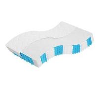 Matelas ressort 120x200 cm accueil ferme soutien medium epaisseur 25 cm 7 zones housse de matelas