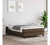 vidaXL Matelas de lit à ressorts ensachés Marron foncé 120x200x20 cm