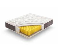 Matelas ressort 135x200 cm simpur accueil progressif soutien ferme epaisseur 30 cm 7 zones G
