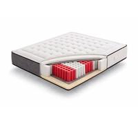 Matelas Hybride SIMPUR Premium 135x200 cm - Hauteur +/- 30 cm - Systeme de Ressorts 3.0 - Multicouche - Lits indEpendants - Matelas Silencieux - Confort multizone - Excellente durabilitE