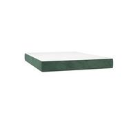 Matelas de Lit à Ressorts Ensachés Gris Foncé 140x190x20 cm Double vidaXL