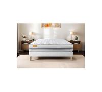 Matelas ressort 140x200 cm accueil dynamique soutien ferme épaisseur 22 cm 3 zones