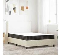 Matelas ressort 140x200 cm accueil ferme soutien moelleux épaisseur 18 cm 5 zones + housse de matelas