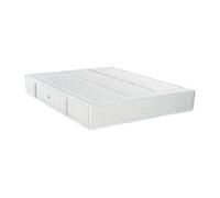 Matelas ressort 150x190 cm accueil souple soutien tres ferme épaisseur 25 cm 7 zones + housse de matelas