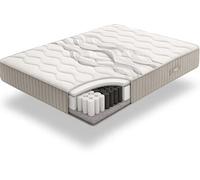 Matelas ressort 150x200 cm accueil moelleux soutien ferme épaisseur 26 cm > 7 zones