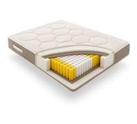 Matelas ressort 160x200 cm simpur accueil moelleux soutien ferme épaisseur 25 cm 1 zones G