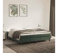Matelas de lit à ressorts ensachés Vert foncé 160x200x20 cm347831