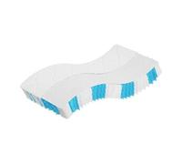 vidaXL Matelas à ressorts ensachés Dureté moyenne 80x200 cm Accueil ferme 25cm 7 zones avec housse