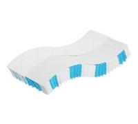 vidaXL Matelas à ressorts ensachés Dureté moyenne 80x200 cm Accueil ferme 25cm 7 zones avec housse