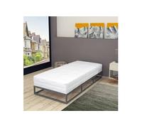 Vidaxl Matelas 90 X 200 Cm 7 Zones Ressort Ensachã© 20 Cm H3 Blanc