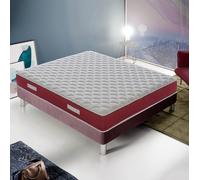 Matelas Ressorts Ensachés 135x190 cm, DOMY - Epaisseur 21 Cm