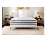 Matelas Ressorts ensachés 140x190 Memo Spring 3 zones de confort MAXI épaisseur