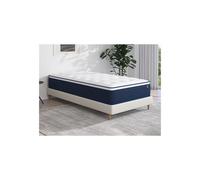 Matelas 90 x 190 cm ressorts ensachés et surmatelas intégré ép.24cm - ALTIER de YSMEE