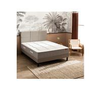 Matelas ressorts ensachés, mémoire de forme et laine L'Escapade 70x190