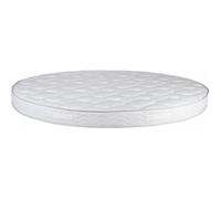 Matelas rond mousse HR55 LUXE diamètre 215 cm - Blanc - Garantie 7 ans - Someo