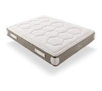 Matelas Royal Madeira 135 x 190 - Equilibre Entre FermetE et Douceur - Ressorts EnsachEs Healthy Spring & MEmoire de Forme HR - 25cm d'Epaisseur - Absorbe Efficacement Le Son et Les Vibrations G