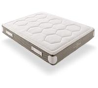 Matelas Royal Madeira 160 x 190 - Equilibre Entre FermetE et Douceur - Ressorts EnsachEs Healthy Spring & MEmoire de Forme HR - 25cm d'Epaisseur - Absorbe Efficacement Le Son et Les Vibrations