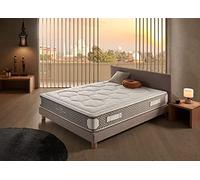 Matelas Royal Madeira 160 x 190 - Équilibre Entre Fermeté et Douceur - Ressorts Ensachés Healthy Spring & Mémoire de Forme HR - 25cm d'Epaisseur - Absorbe Efficacement Le Son et Les Vibrations