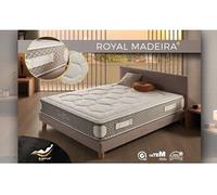 Simpur Matelas Royal Madeira 200x200-Équilibre entre Fermeté et Douceur-Ressorts Ensachés Healthy Spring. G