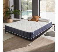 NATURALEX - Matelas Ideal-Visco 160x200-30 cm - Soutien Mousse à mémoire de Forme - Accueil Blue Latex - Confort Ferme - Respirant - 7 Zones - Réversible - Hypoallergénique - Fabriqué en Europe