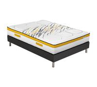 Matelas Rugby + sommier SR15-180x200 - Ressorts - Hauteur 29 cm - Ferme