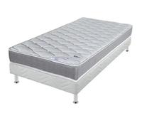 Matelas Ryad + sommier tapissier Omega - 90x190 - Ressorts - Hauteur 21 cm