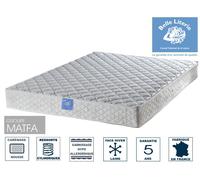 Matelas Sardem Belle Literie Rubis Ressorts 120x190 Blanc