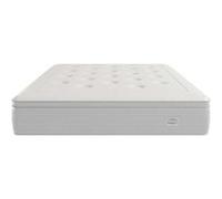 Matelas Simmons 160 x 200 cm Mémoire de Forme Confort Ferme 651 Ressorts Ensachés Blanc G